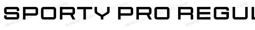 Sporty Pro Regular XP字体转换